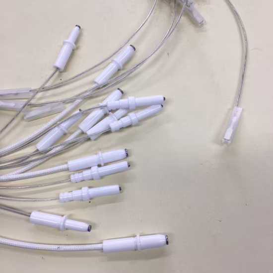 ガス炉電極点火針には95%Al2O3釉薬セラミック点火針を使用しています。